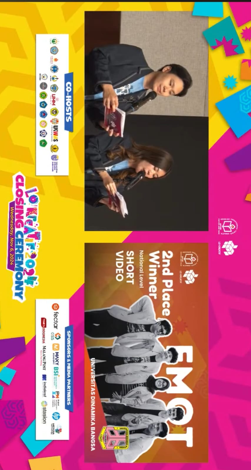2nd Place Winner Short Video LO Kreatif 2024